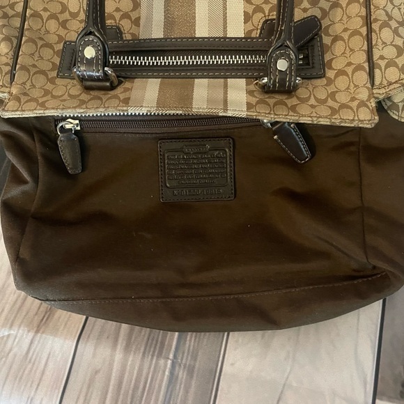 Coach 19920 Legacy Signature Striped Rory Satchel *Vintage EUC* - Picture 9 of 14